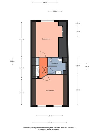 Floorplan - Weikamp 12, 3751 AE Bunschoten-Spakenburg